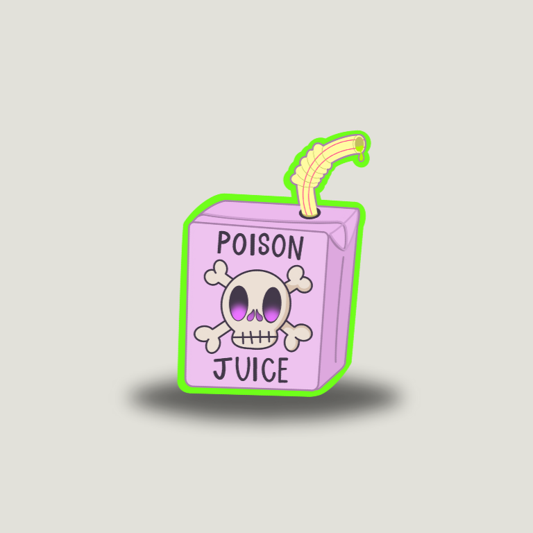 Poison Juice Sticker