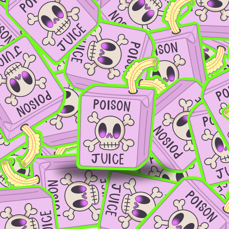 Poison Juice Sticker