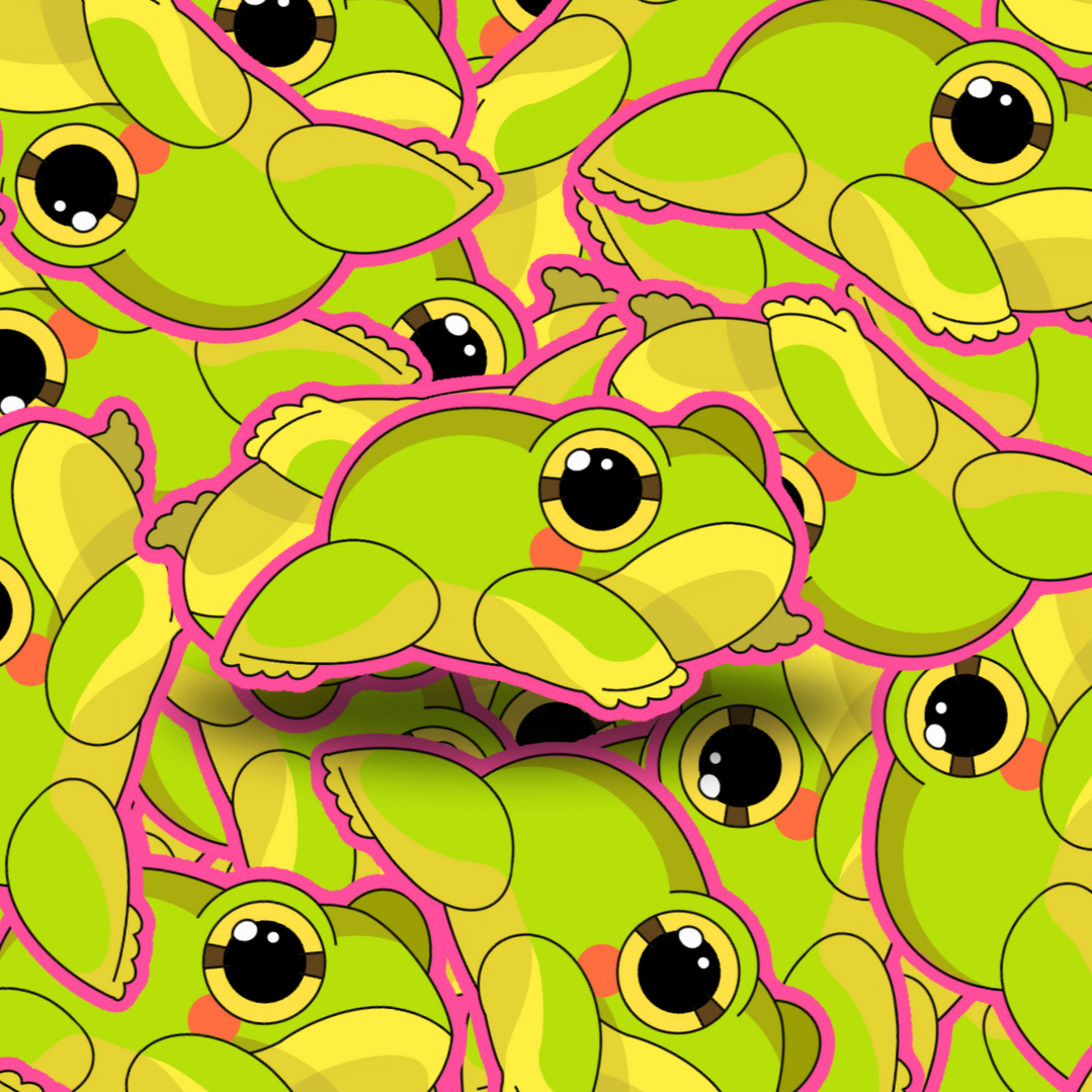 Chunky Frog Sticker