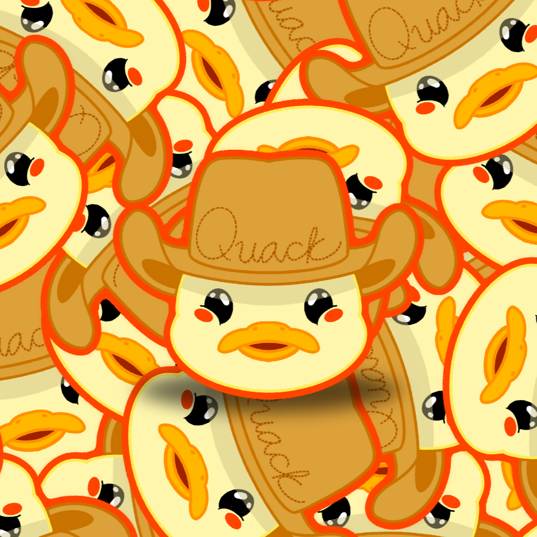 Country Ducky Sticker