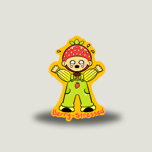 Berry-Stressed Sticker