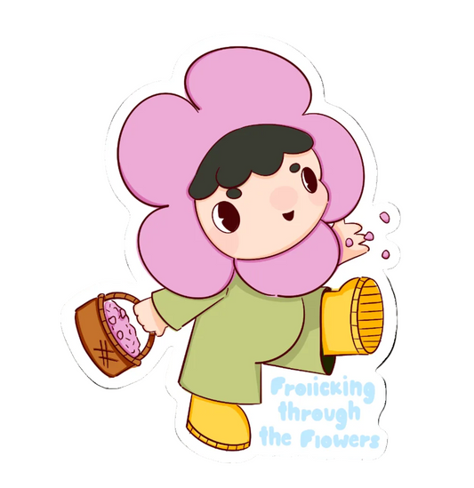 “Frolicking through the Flowers”