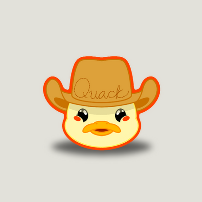 Country Ducky Sticker